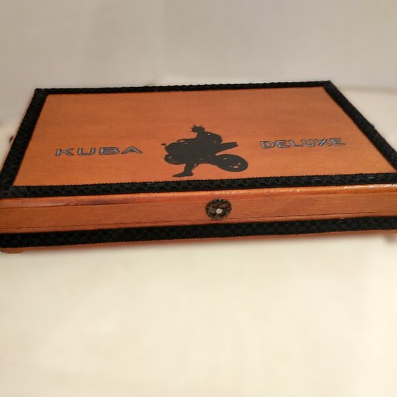 Suenos de Saundra Upcycle, RARE KUBA DELUXE, Cigar Box, Home Accent/Storage - Picture 4 of 12